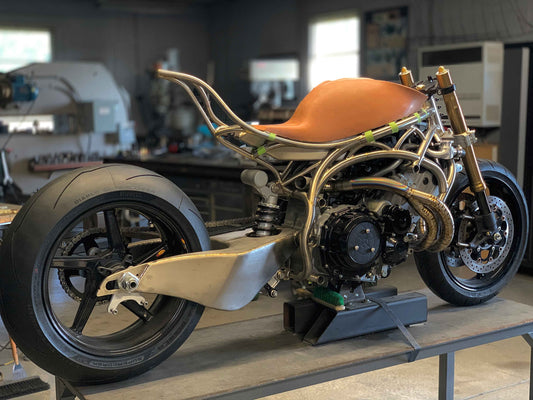 THE WORLD’S FIRST ALL TITANIUM MOTORCYCLE